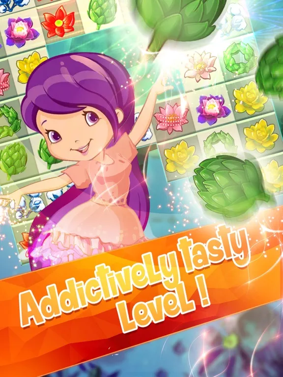 Tangkapan layar Strawberry Blast Garden - King of Match 3 Game iPad 