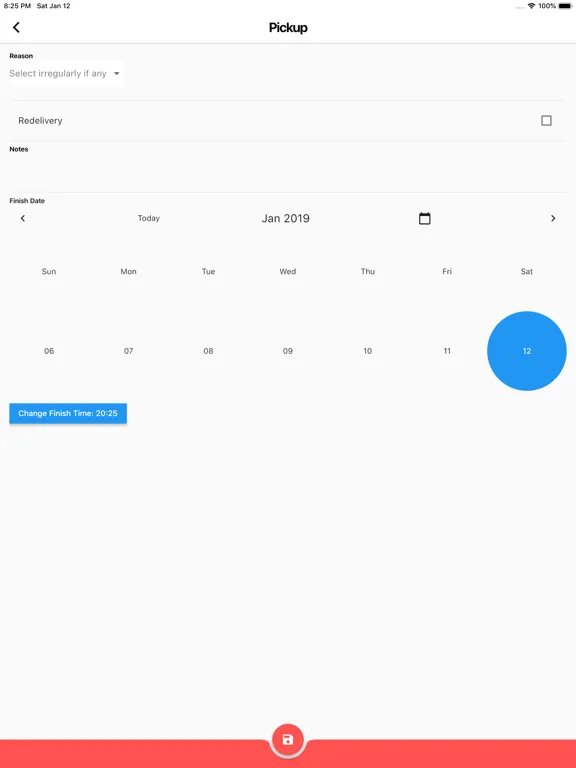 LOGFLOWS Order App iPad  Screenshots