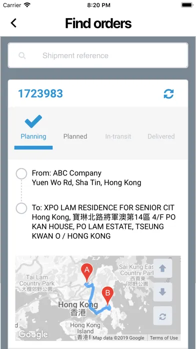LOGFLOWS Order App Screenshots
