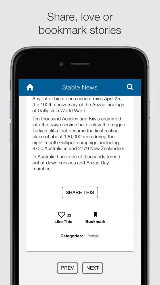 ภาพหน้าจอของ Stable News by Stable Wealth