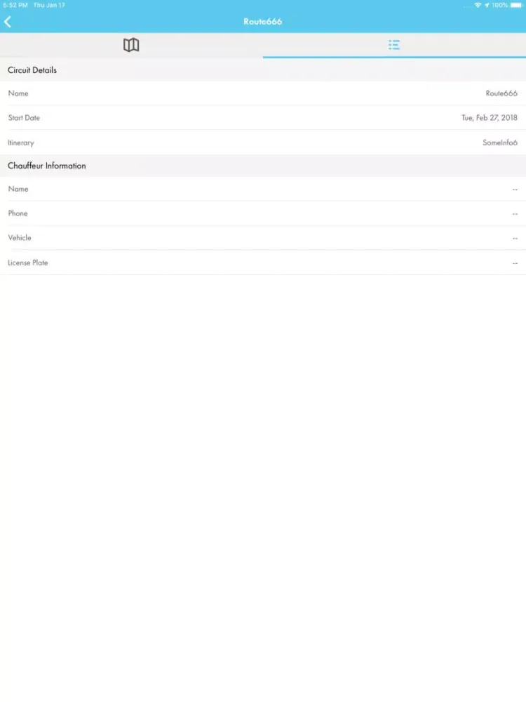 Screenshot di FirstClass Eventz iPad 