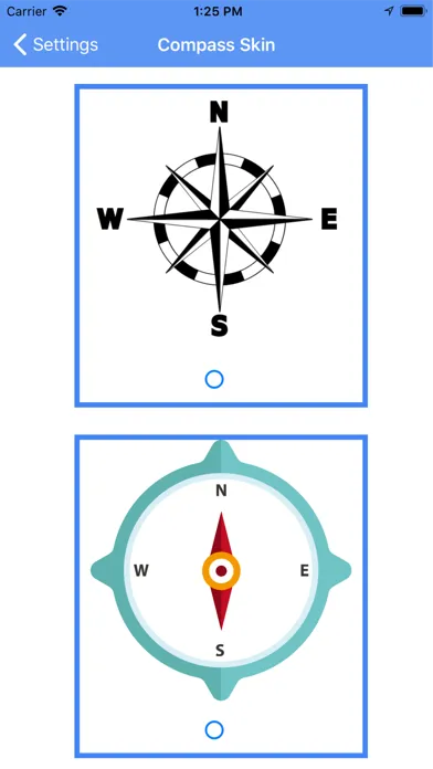 Tangkapan skrin My Compass +