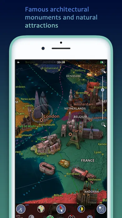 Capturas de tela do Earth 3D - World Atlas