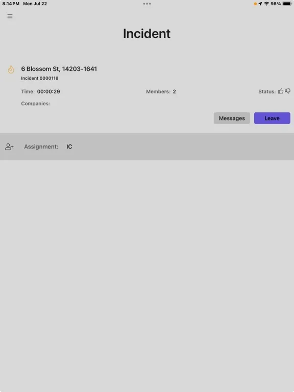Zrzuty ekranu Florian iPad 