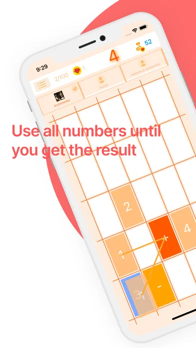 Capturas de tela do Math game 3+2-1