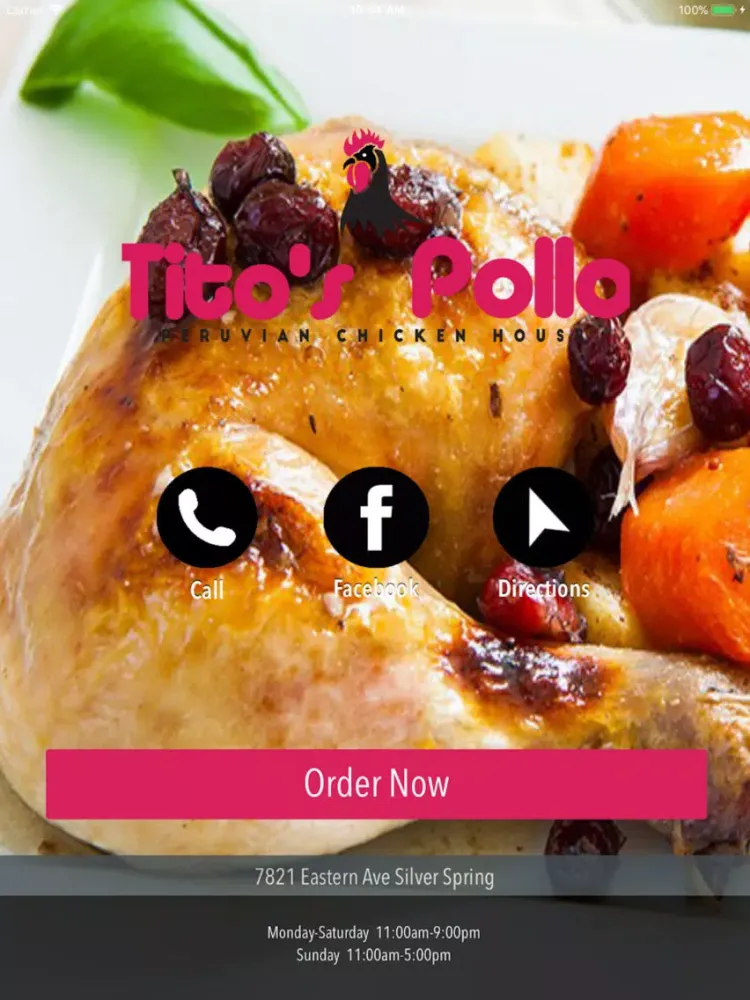 Tito's Pollo iPad  Screenshots