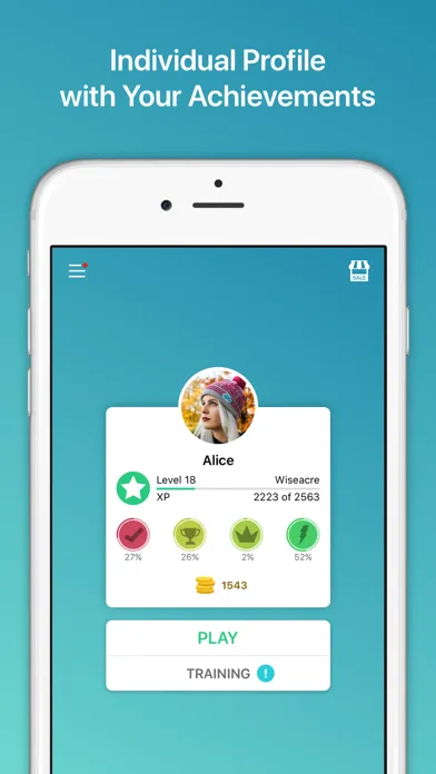 Ảnh chụp màn hình của Chat Quiz - Words With Friends