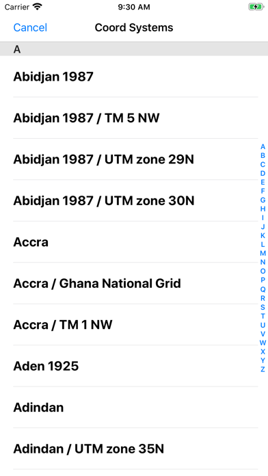 Capturas de tela do GPS Units Converter Lite