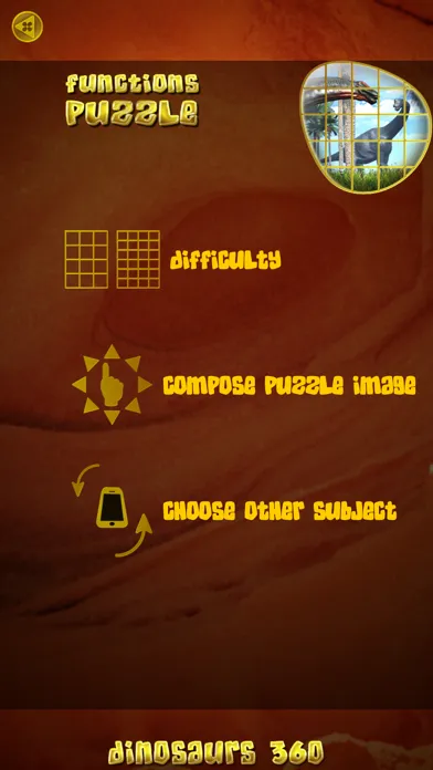 Capturas de tela do Dinosaurs 360