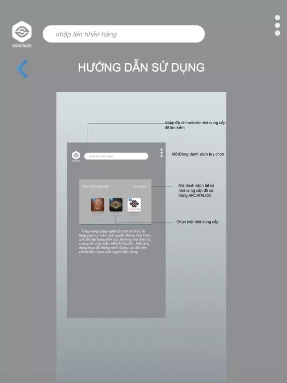 Zrzuty ekranu ARCATALOG iPad 