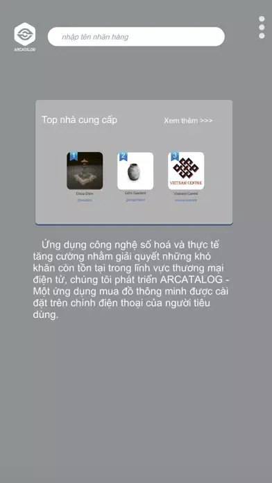 Zrzuty ekranu ARCATALOG