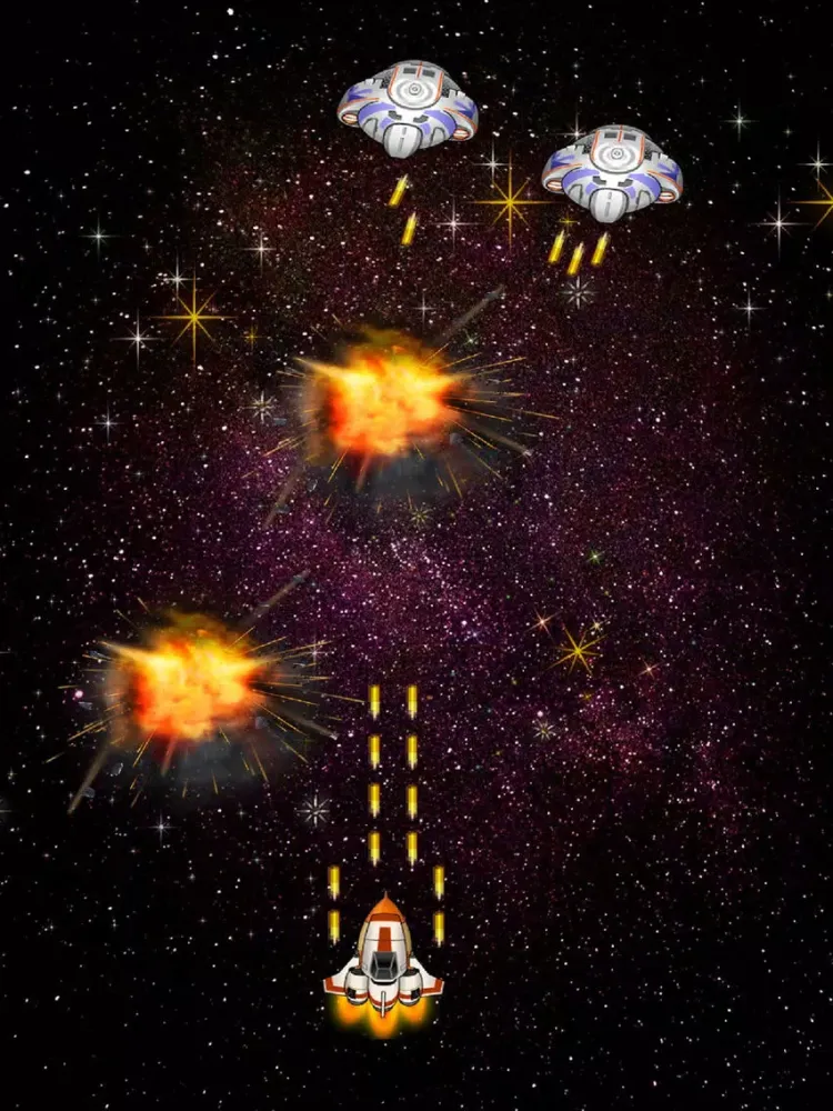 Screenshot di Galaxy Star Space Ship War iPad 