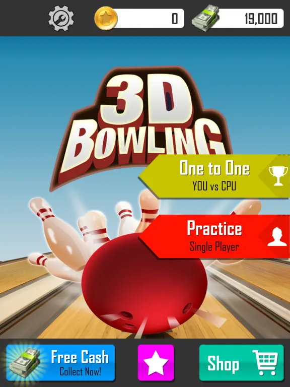 ภาพหน้าจอของ Ultimate 3d Bowling Game iPad 