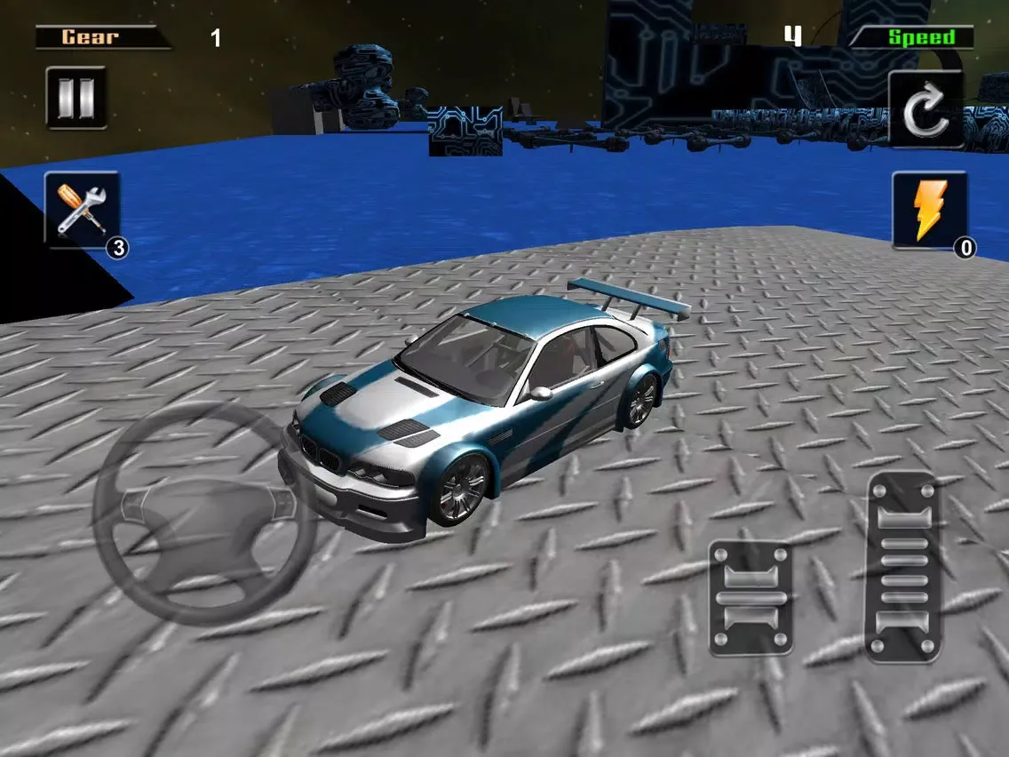 3D HD Car Extreme Racing Stunt Simulator iPad 應用截圖