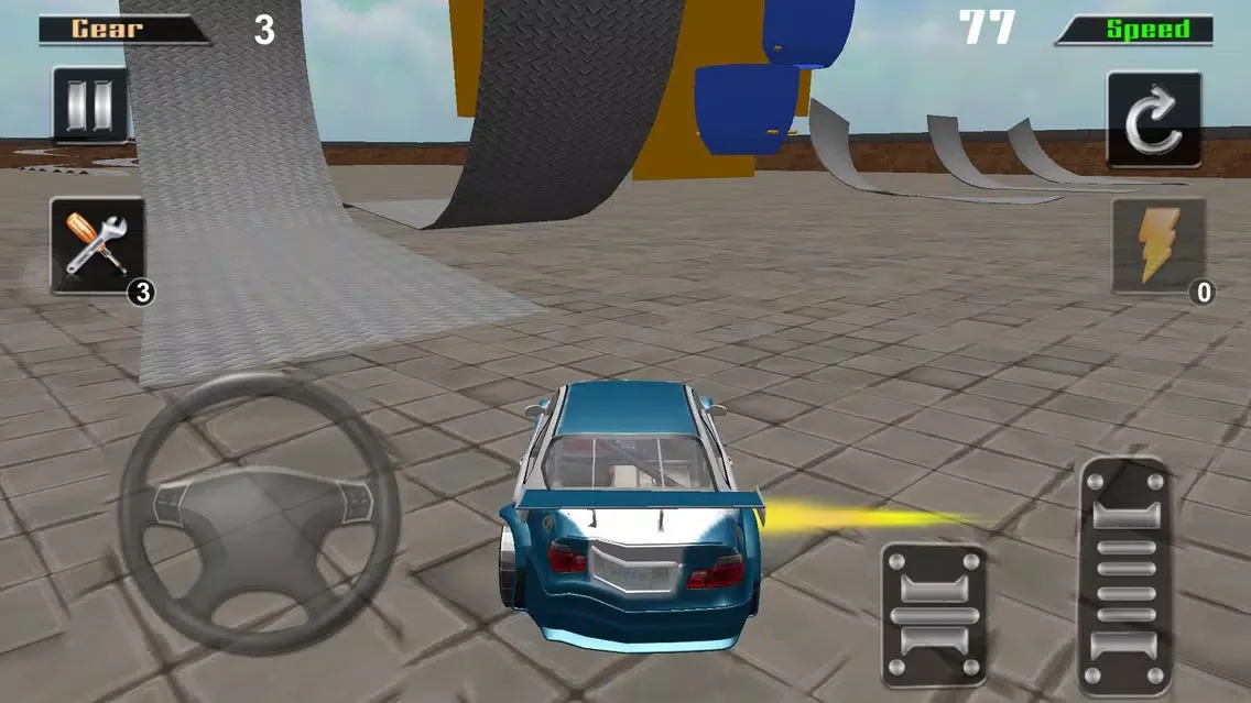 3D HD Car Extreme Racing Stunt Simulator應用截圖