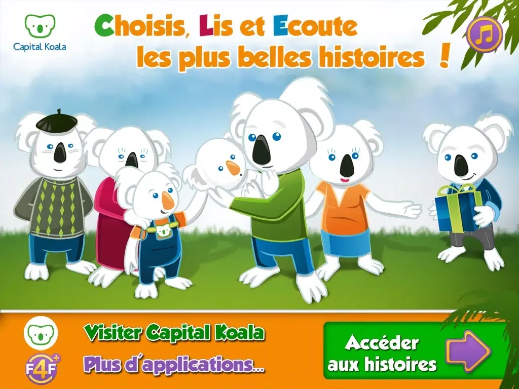 تصاویر Les Histoires Koala iPad 