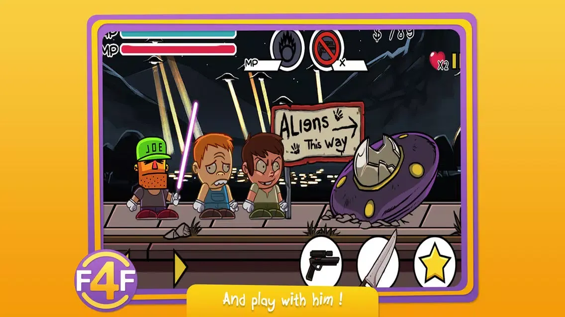 Capturas de tela do Kids VS Aliens