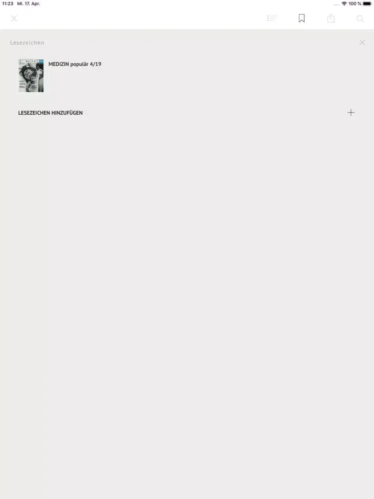 Capturas de pantalla de MEDIZIN populär iPad 