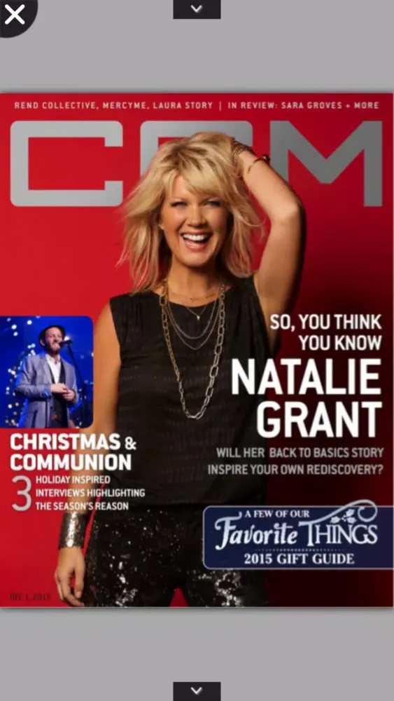 Capturas de tela do CCM Magazine