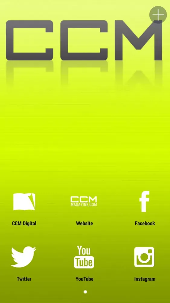 Capturas de tela do CCM Magazine