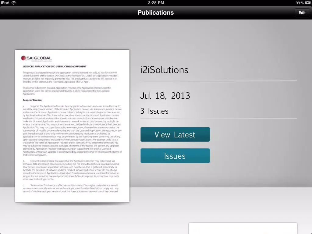 Tangkapan skrin i2i Network Rail Mobile Standards iPad 