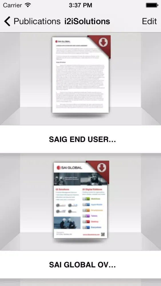 Tangkapan skrin i2i Network Rail Mobile Standards