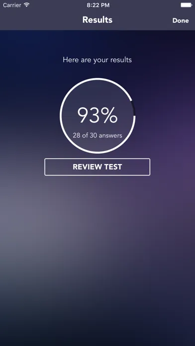 Welder Practice Quiz Screenshots