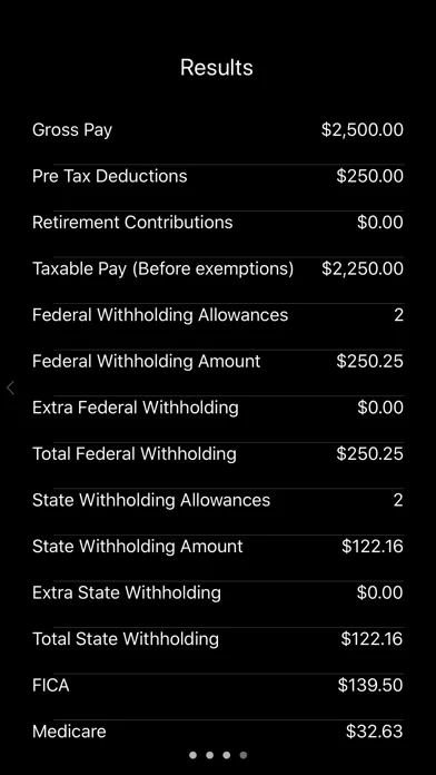 Withholding Calc স্ক্রিনশট