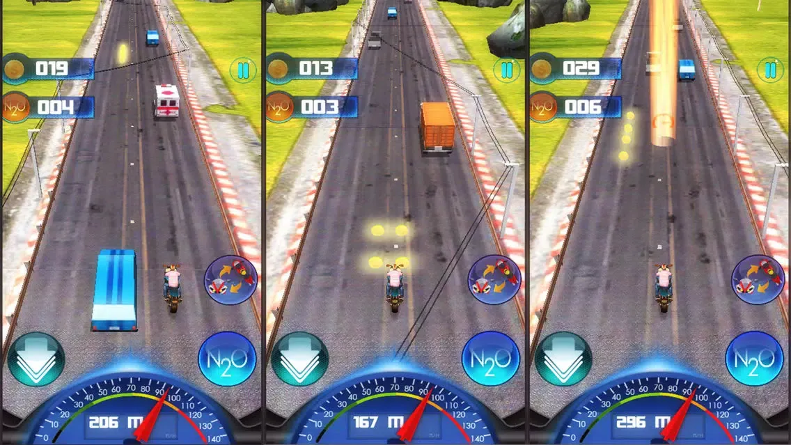 Traffic Moto Escape Rider 3D Free: City & Highway スクリーンショット