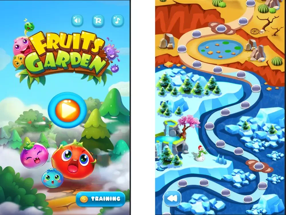 Fruit Garden Farm Hero Saga iPad  স্ক্রিনশট