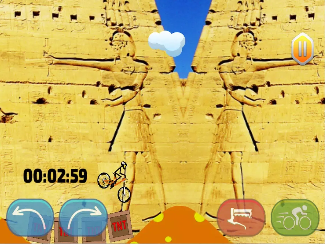 Stickman Bicycle Mountain Climbing iPad Screenshots