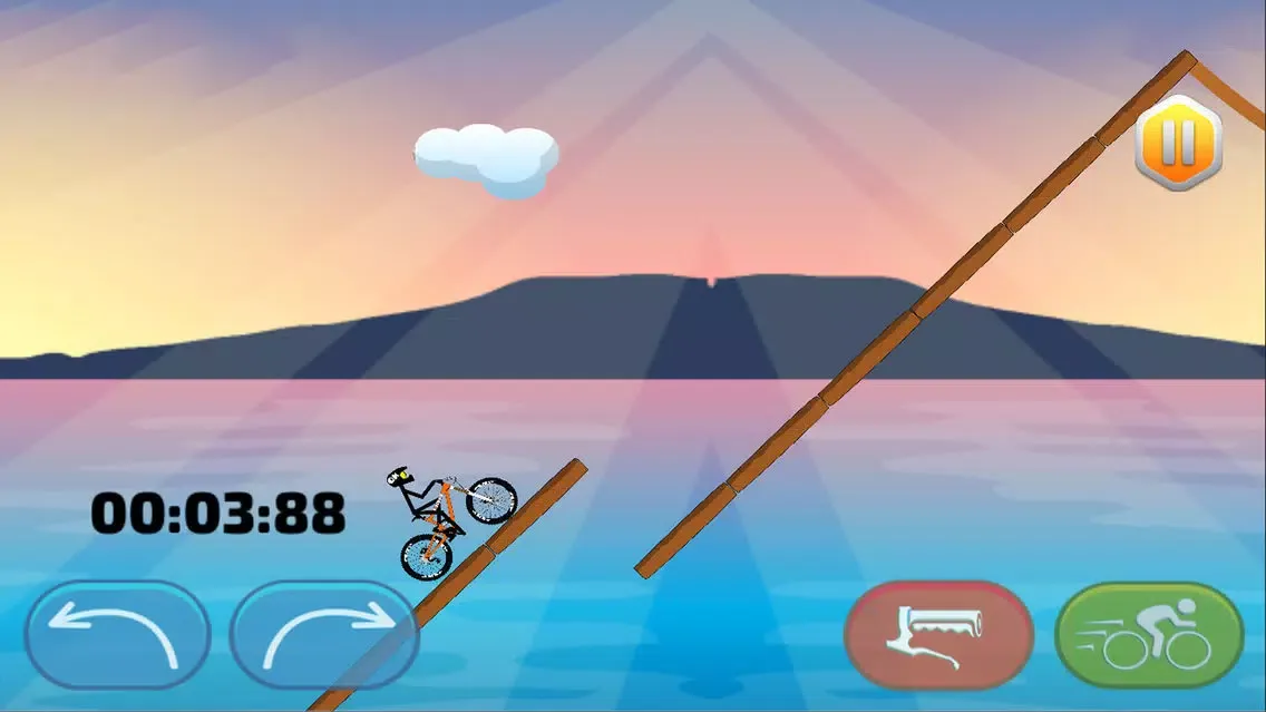 Stickman Bicycle Mountain Climbing Screenshots