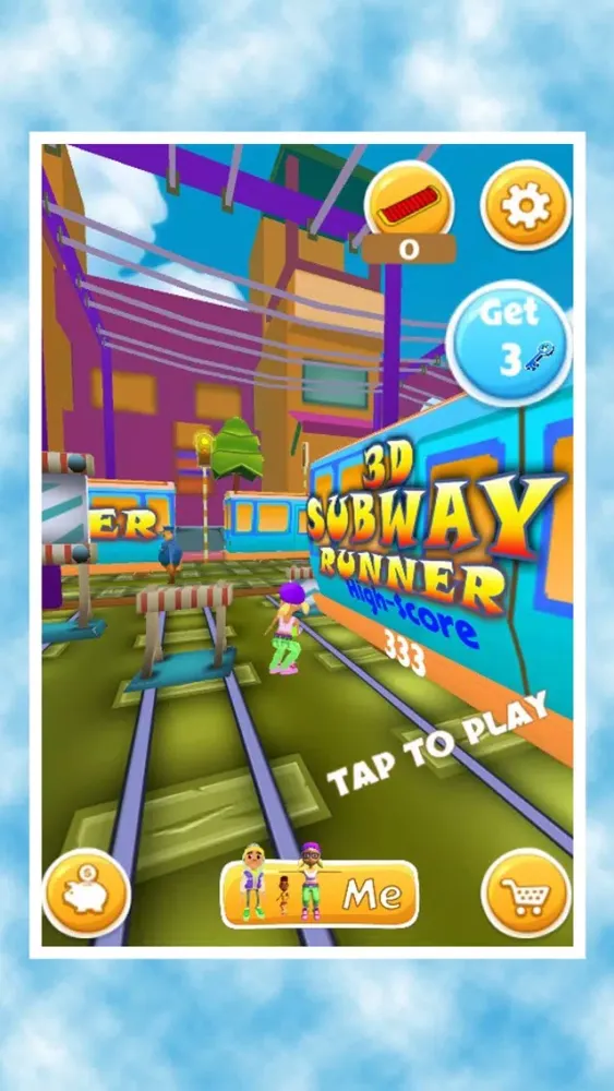 ภาพหน้าจอของ 3D Subway Runner