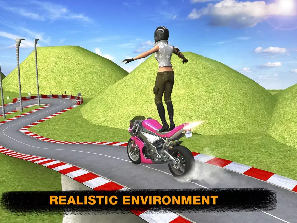 3D Stunt Bike Real race Drifting iPad  स्क्रीनशॉट