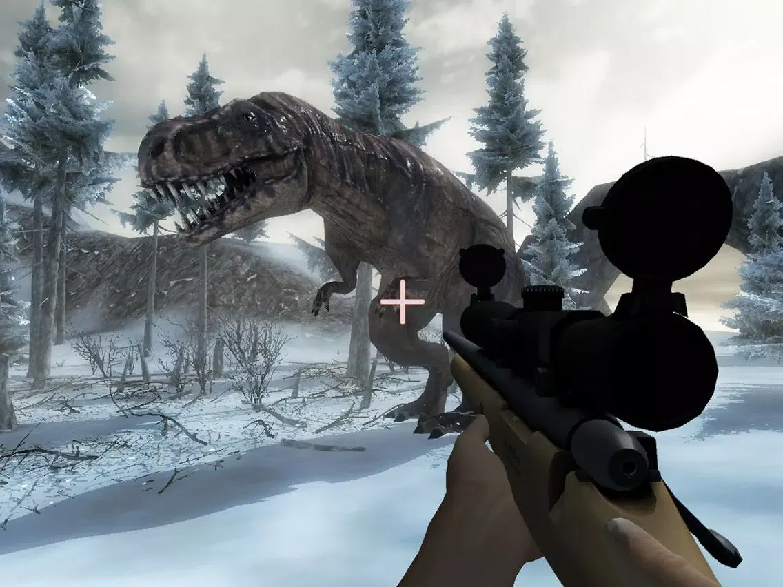 Dinosaur Sniper Hunt : Ice Age iPad  Screenshots