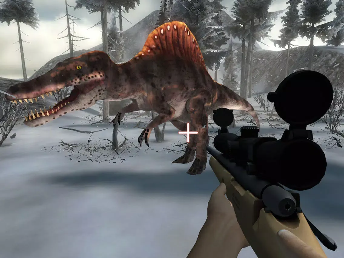 Dinosaur Sniper Hunt : Ice Age iPad  Screenshots