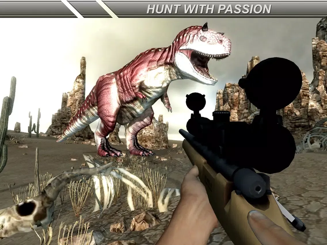 Jurassic Dinosaur : Desert Sniper Attack For Free iPad 应用截图