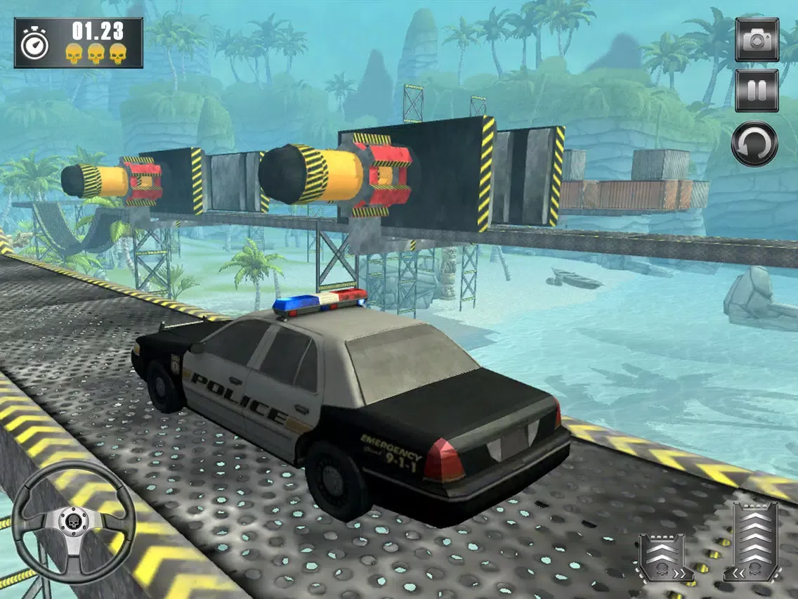 Capturas de tela do Real Police Car Stunts iPad 