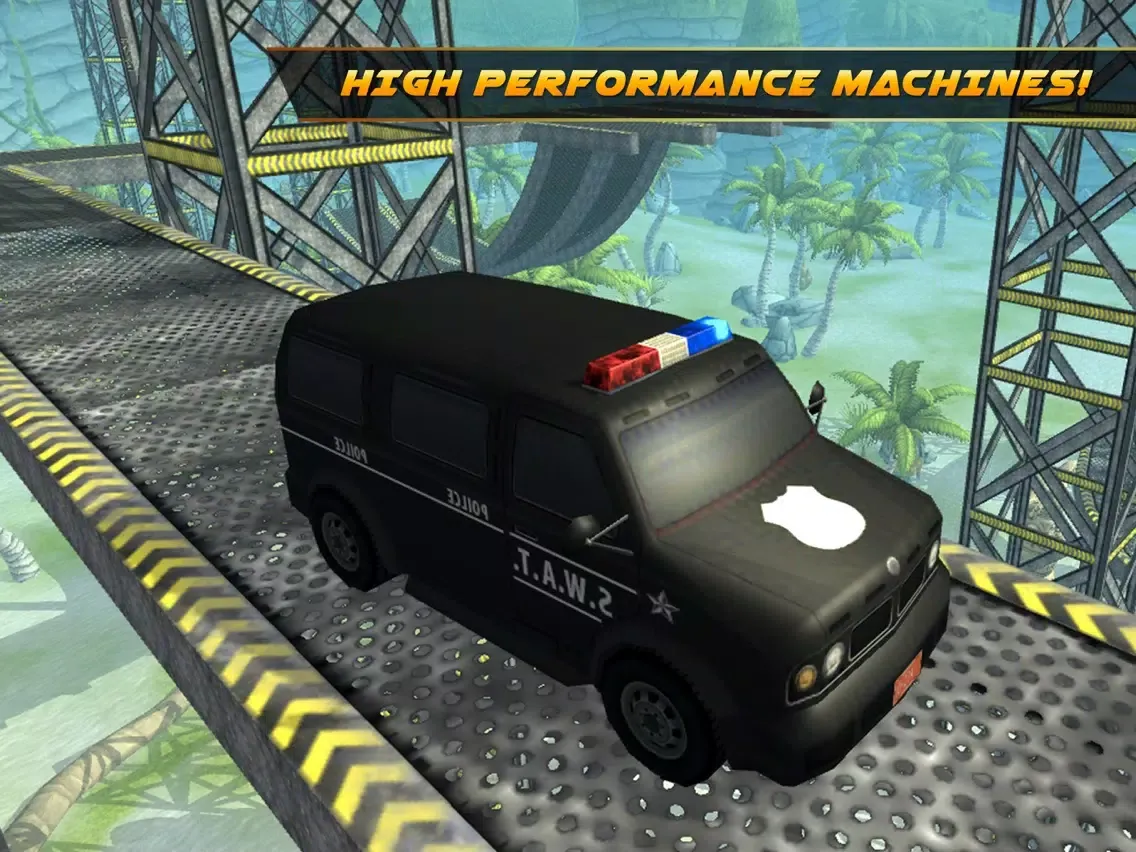 Capturas de tela do Real Police Car Stunts iPad 