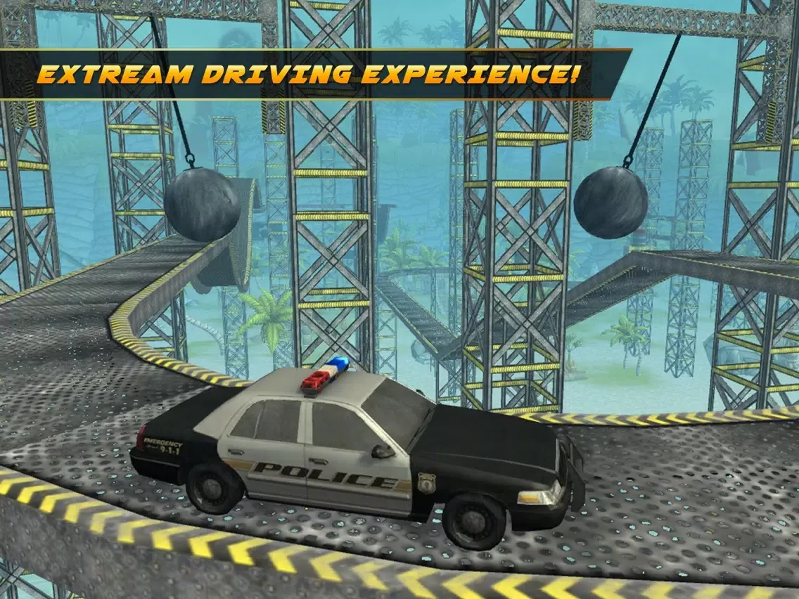 Capturas de tela do Real Police Car Stunts iPad 
