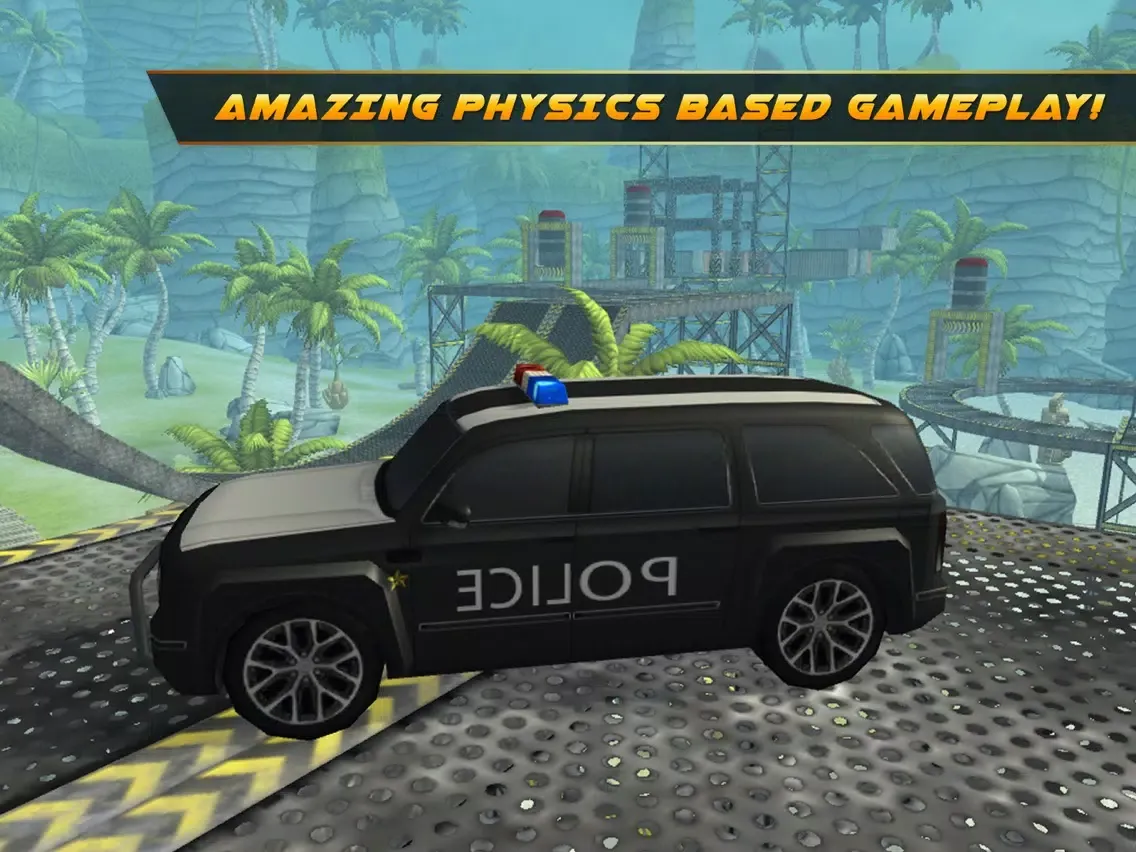 Capturas de tela do Real Police Car Stunts iPad 