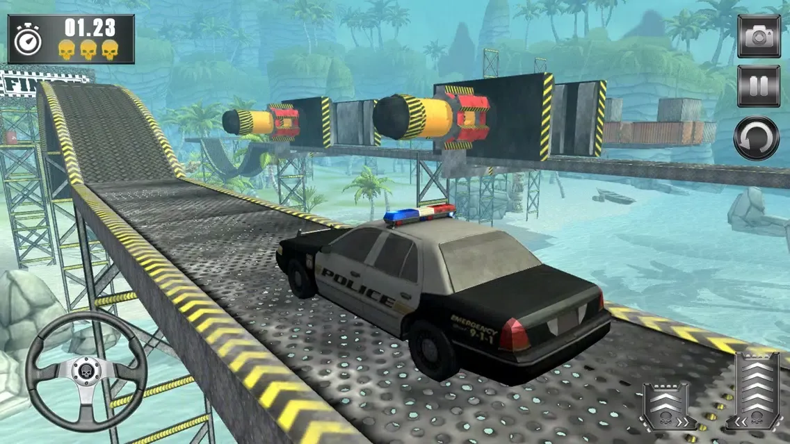 Capturas de tela do Real Police Car Stunts
