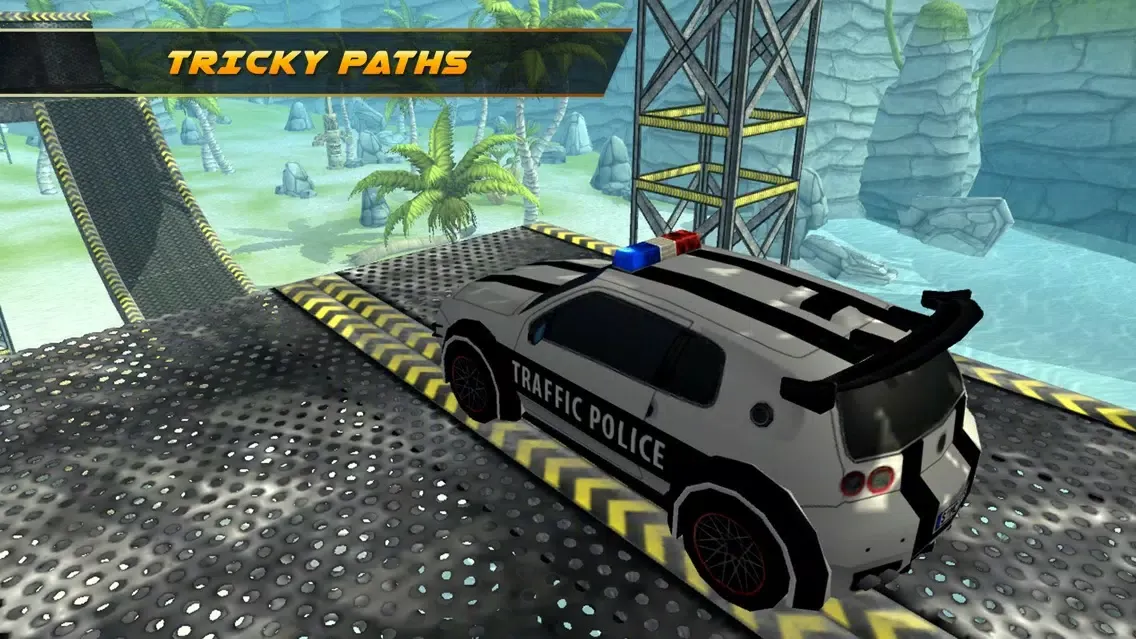 Capturas de tela do Real Police Car Stunts