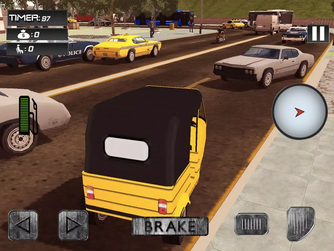 Tangkapan layar Tuk Tuk Simulator 2017 iPad 