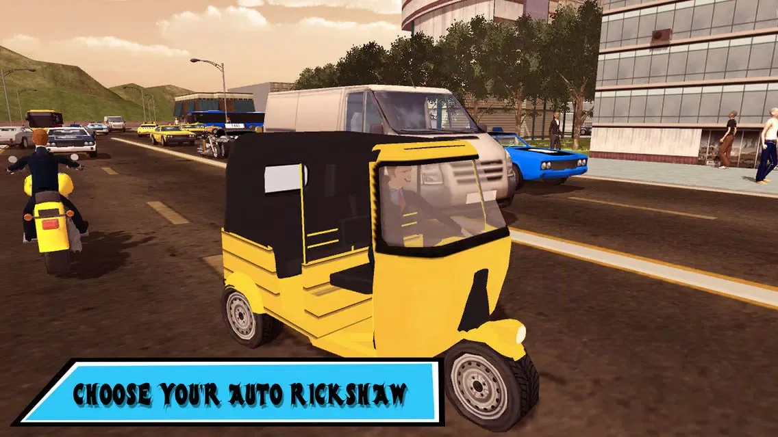 Tangkapan layar Tuk Tuk Simulator 2017