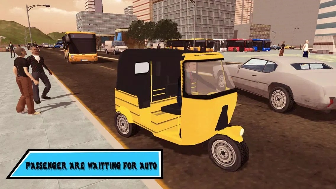 Tangkapan layar Tuk Tuk Simulator 2017