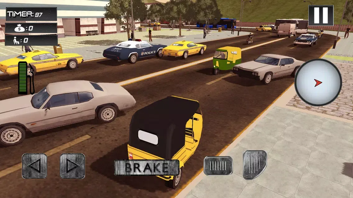 Tangkapan layar Tuk Tuk Simulator 2017