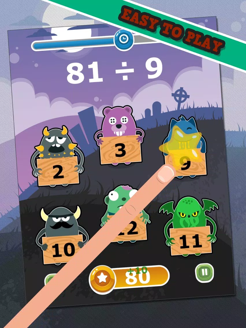 Screenshot di Monster Math - Dividing iPad 