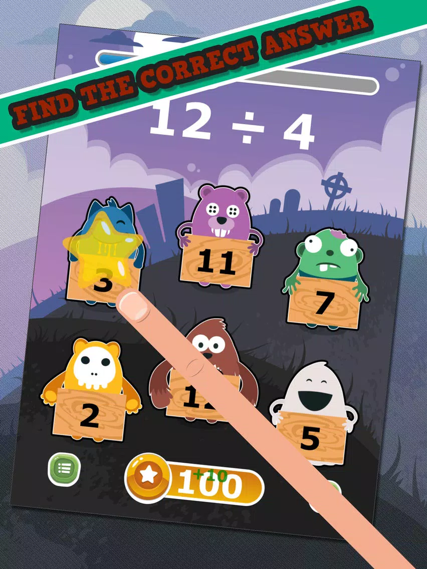 Screenshot di Monster Math - Dividing iPad 