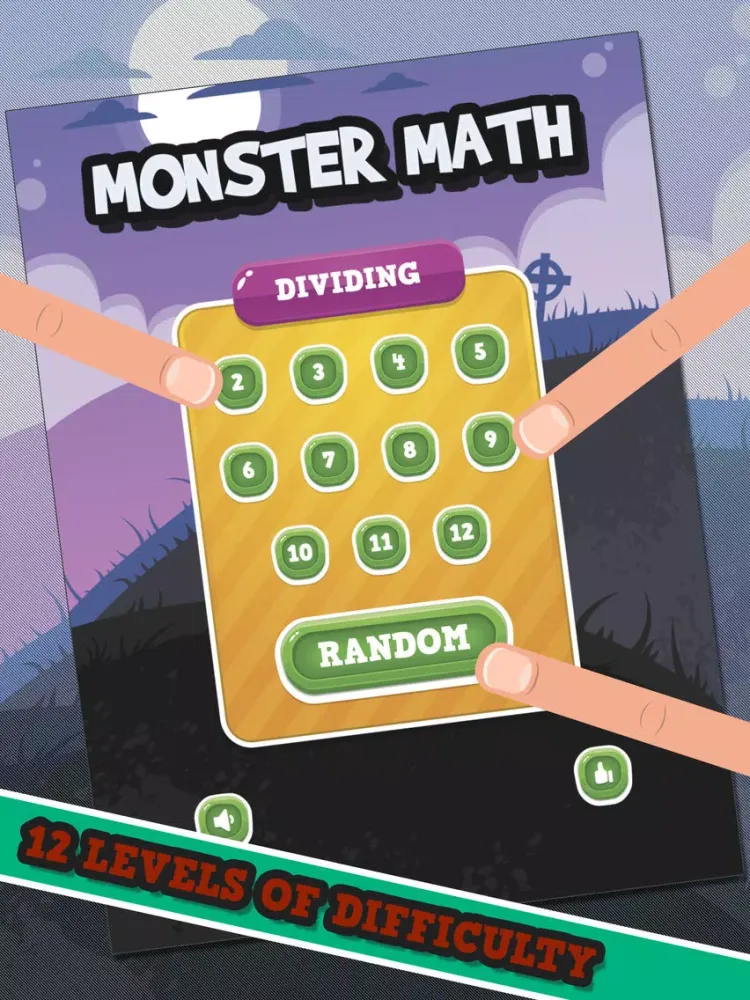 ภาพหน้าจอของ Monster Math - Dividing iPad 